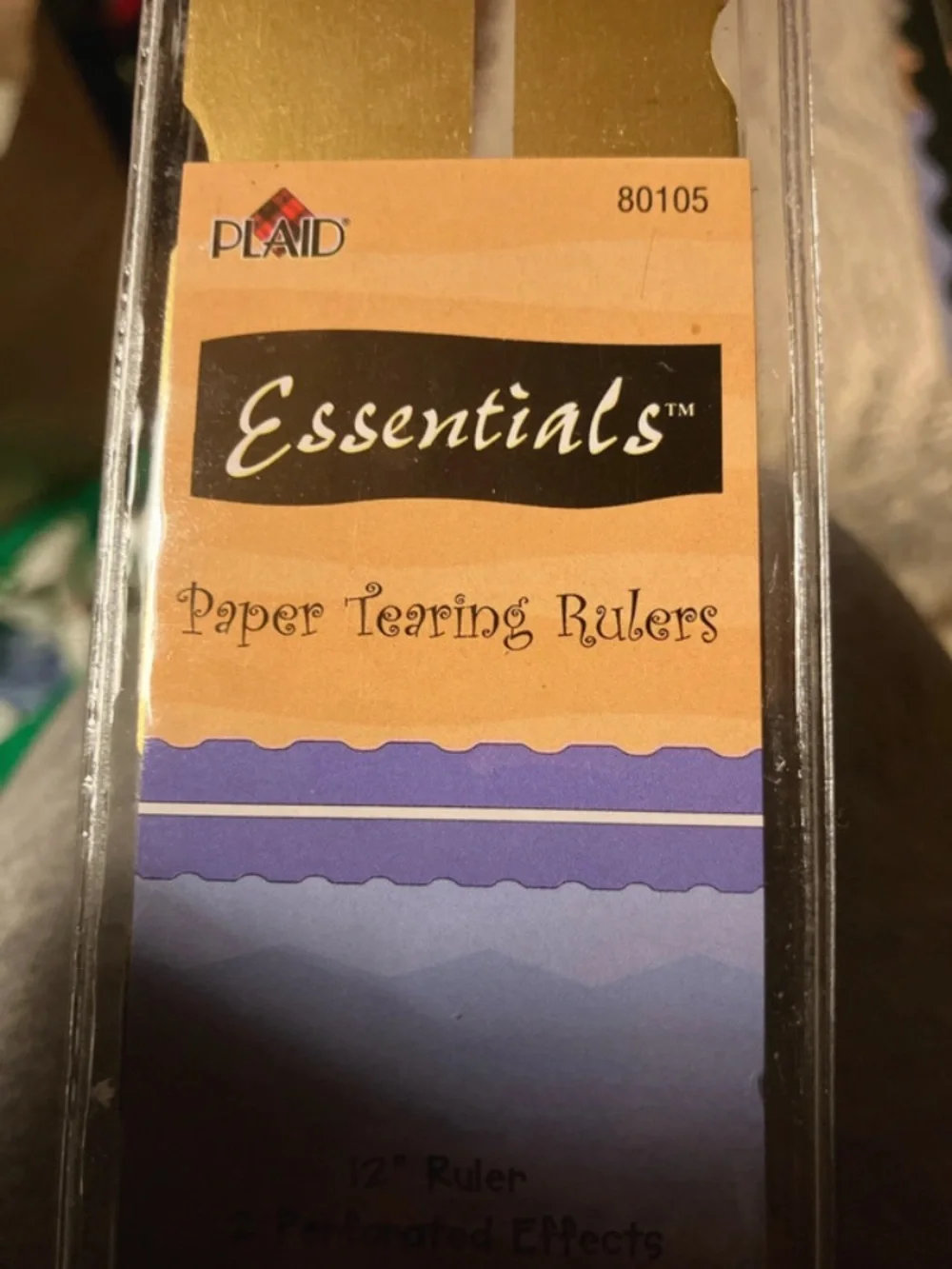 Plaid paper cutters craft essentials fancy edge paper ruler cutters new
